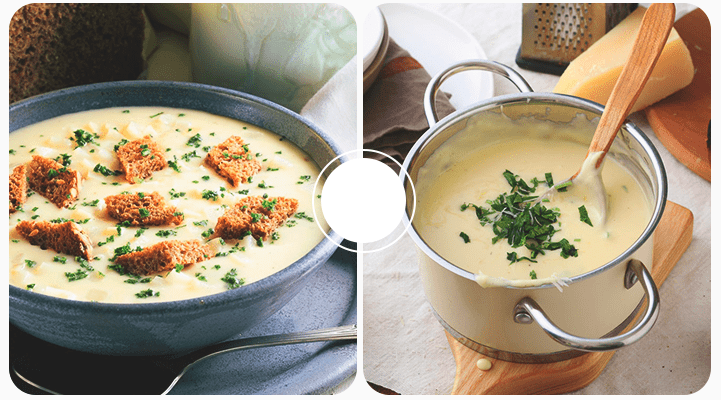 2017 году приготовили сырный суп. Как готовить сырный суп пюре через блендер.