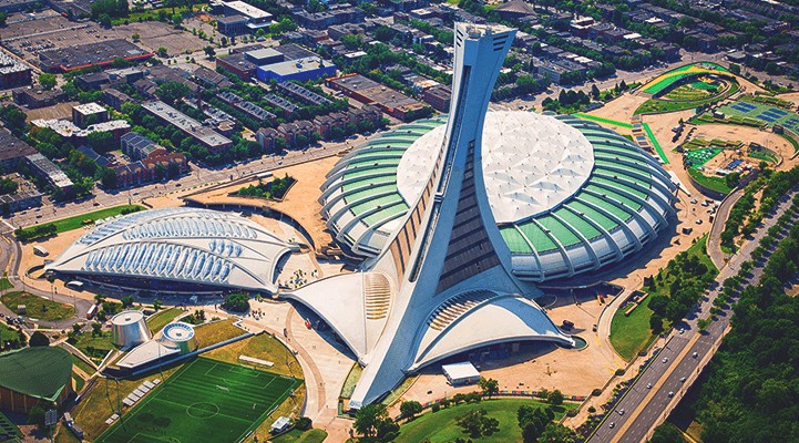 Олимпийский стадион Монреаль